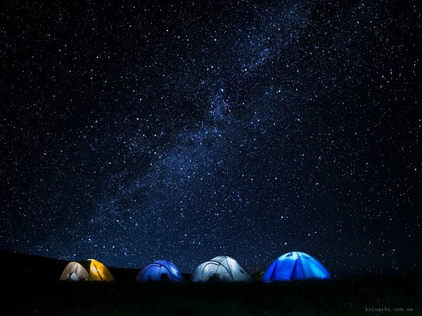 beauty - Starry sky, Relaxation, Nature, Tent