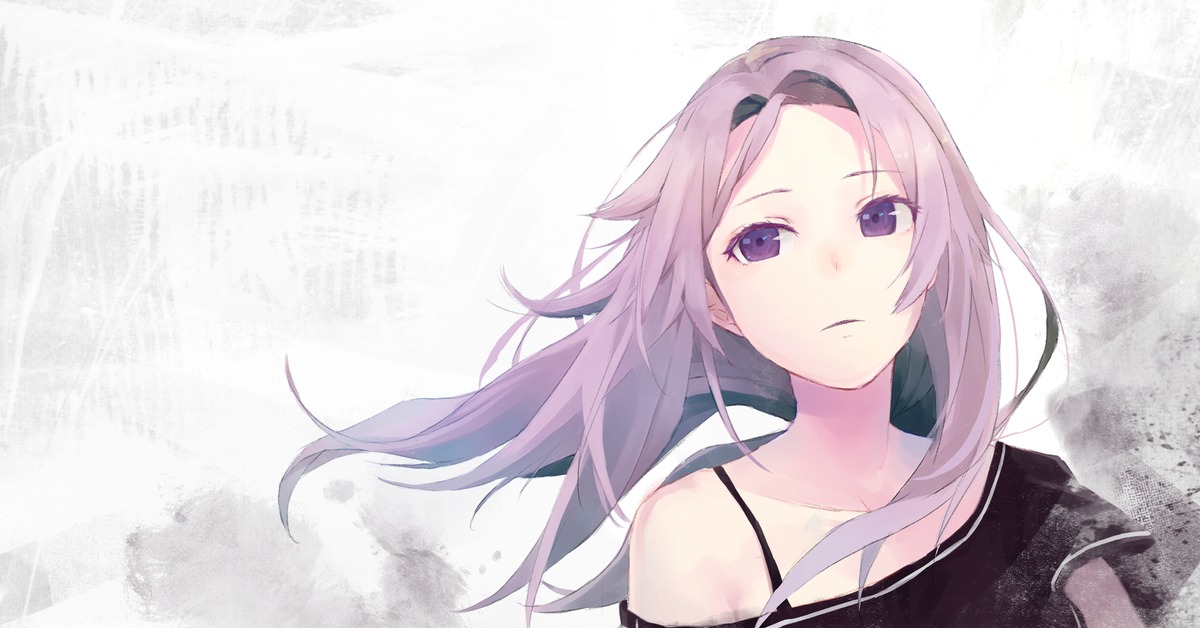 Anime characters with purple hair