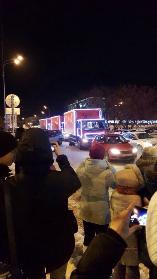 A holiday has arrived in Tyumen - Tyumen, Coca-Cola, New Year