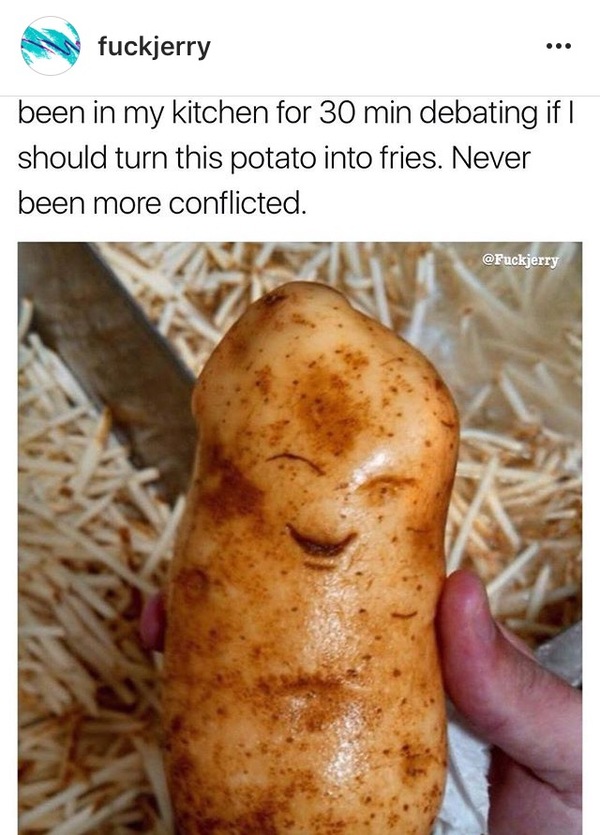cute potato - Potato, Milota, Smile