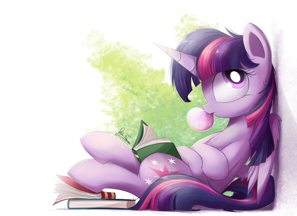The book head corner My Little Pony, Twilight sparkle, Bugplayer