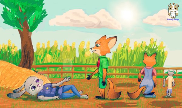 Nick and Judy - My, Zootopia, Zootopia, Nick and Judy, 