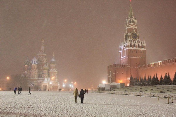 Winter in Moscow. - Photo, Landscape, Winter, Moscow, the Red Square, Snow