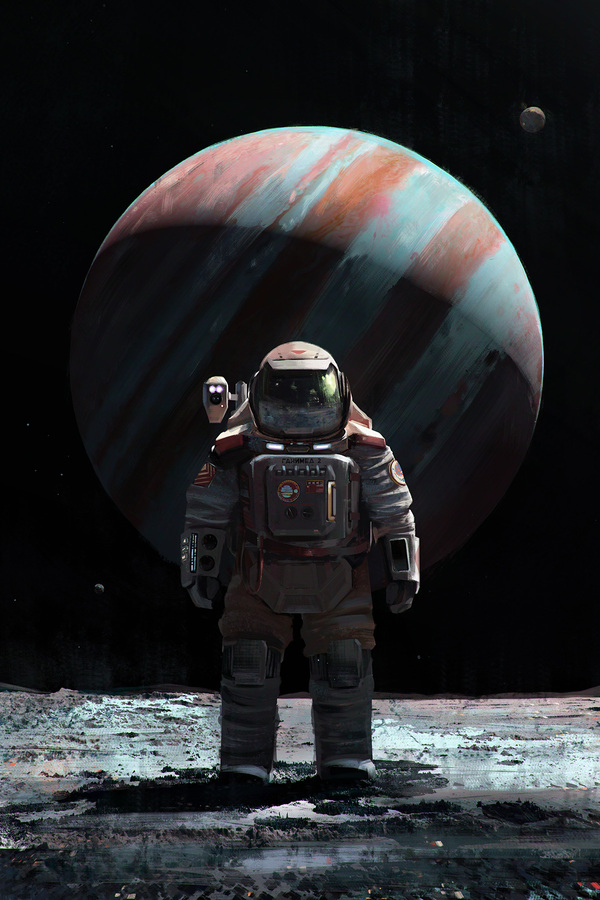 Space that never was. - Space, Art, Not mine, Video, Longpost, , 