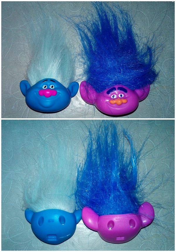 two-faced trolls - My, Troll, Toys, back side, Other side