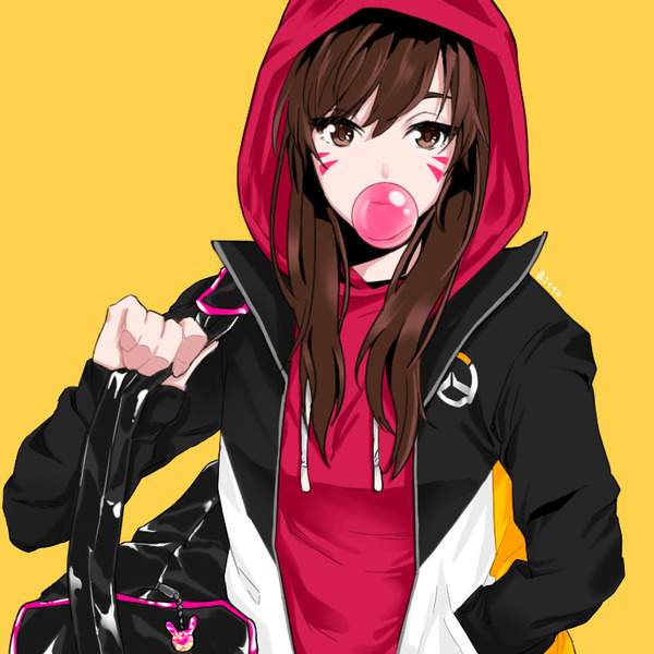 DiVa - Dva, Overwatch, Art, Anime, Anime art