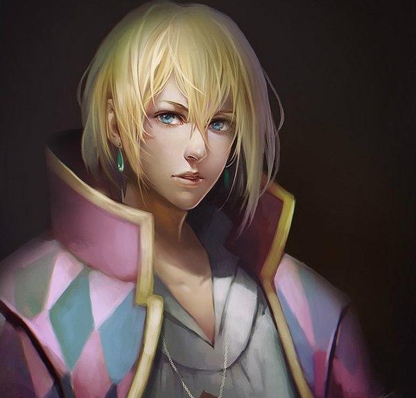 Howl - Anime Art, Аниме, Howls Moving Castle, Howl, Ходячий замок Хаула