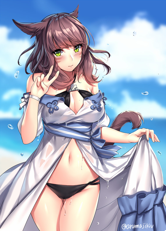 Anime Art - Anime, Anime art, Final Fantasy, Final Fantasy IV, Miqote