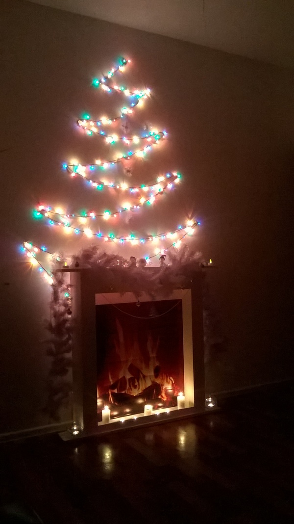 And we have a new year! - Christmas trees, New Year, Fireplace, My