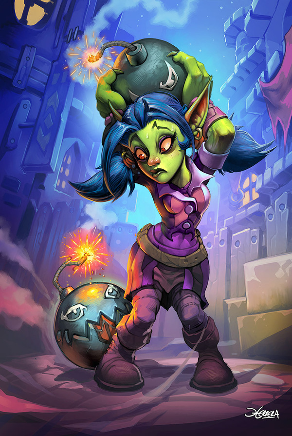 Bomb Squad El-grimlock, , Hearthstone, World of Warcraft, Monster Girl, 
