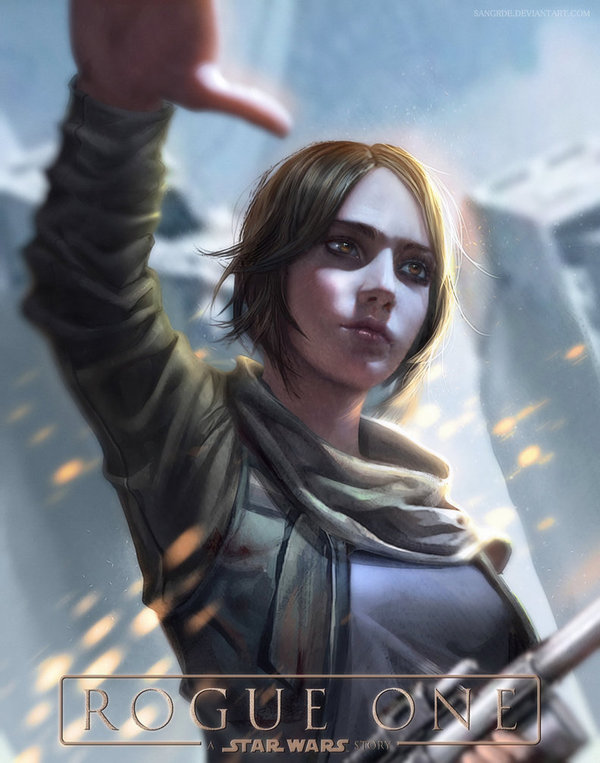 Jyn Erso - Арт, Star Wars, Звездные войны: Изгой один, Sangrde