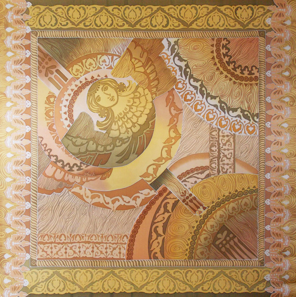 Scarves with birds, hand-painted silk - My, Batik, Shawl batik, Silk scarf, , Painting on fabric, Longpost