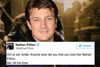 Double - Nathan Fillion, Castle, The series Firefly