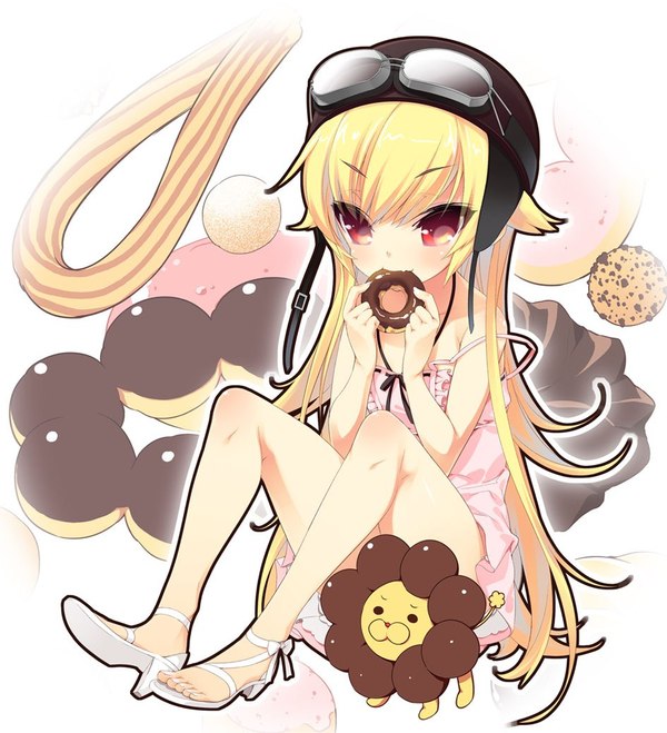 Bakemonogatari - Anime Art, Аниме, Bakemonogatari, Shinobu Oshino