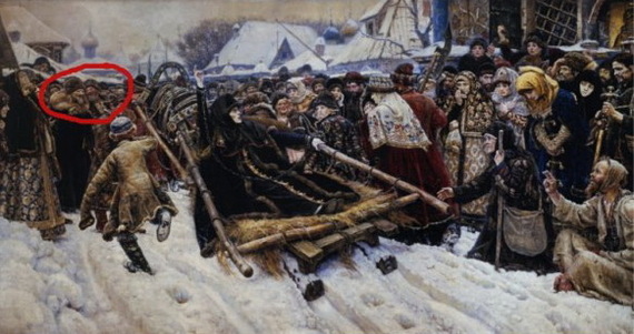 Boyarynya Morozova (mystery of the picture) - Boyar Morozova, Surikov, Painting, Secret, Memes