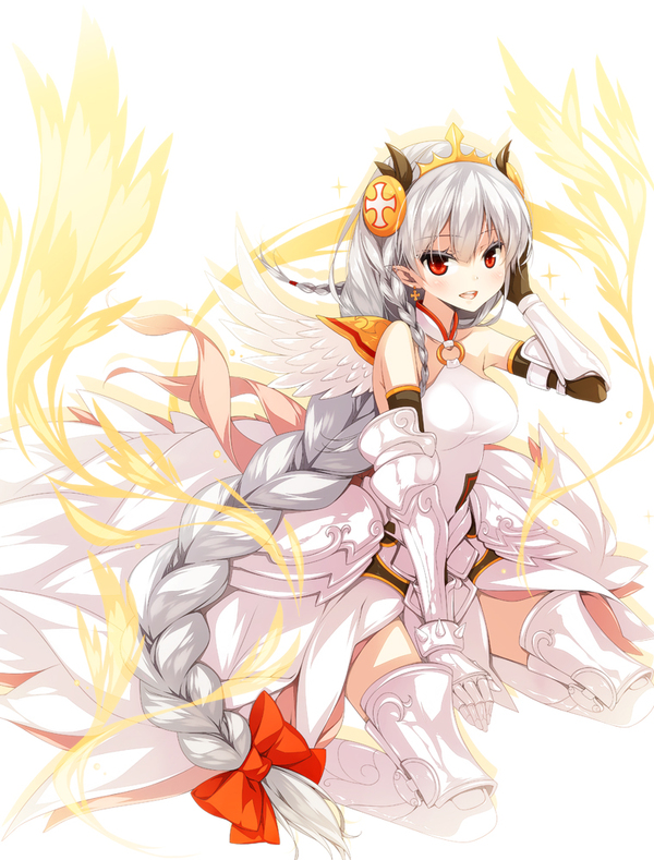 Puzzle and Dragons - Valkyrie - Puzzle & Dragons, Valkyrie, Аниме, Арт, Anime Art, Anime Original, Game Art, Не аниме