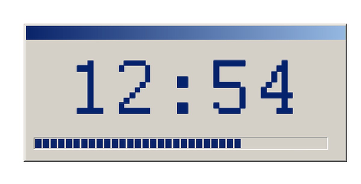 450 секунд в часах. Electronic Clock Concept.