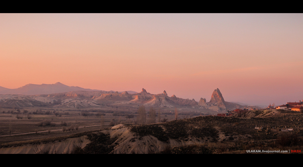 Mars. - My, Photo, The photo, Sky, Sunset, The mountains, Turkey, Cappadocia, Evening