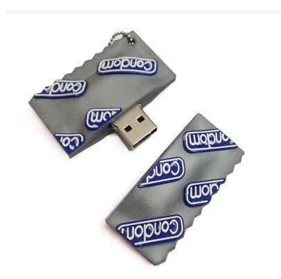 A flash drive that you buy and put in your wallet but never use - Flash drives, Sadness, Hello reading tags, Condoms