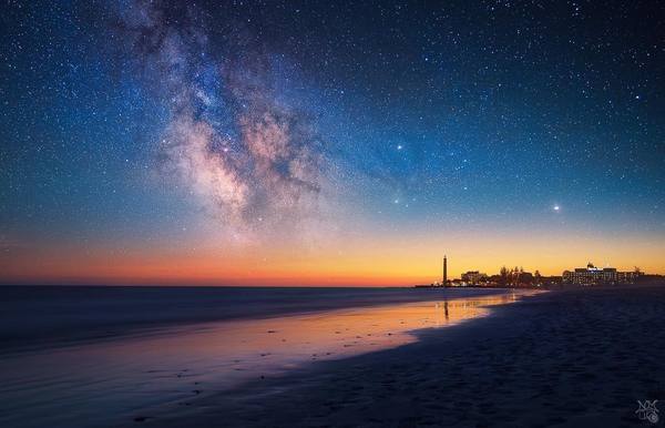 MILKY WAY OVER THE CANARY ISLANDS - Milky Way, Stars, Astrophoto, Sky, Space, Astronomy, Photo, Stars