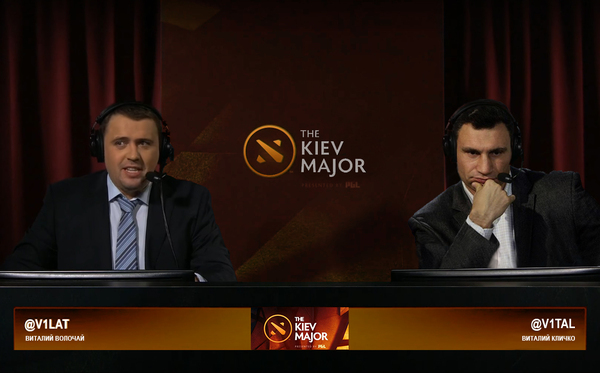 Commentators on Kyiv Major - My, Dota 2, , , Memes, Klitschko, Majors, Kiev, Commentators