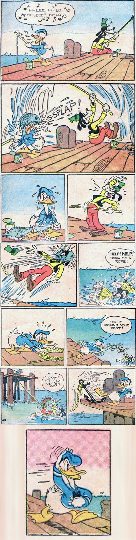 Don't mess with Donald - Donald Duck, Goofy, , 9GAG, Longpost, Comics, Walt disney company