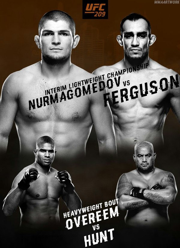 Khabib Nurmagomedov will fight for the interim world title at UFC 209! - Khabib Nurmagomedov, Conor McGregor, MMA, Ufc, Fights without rules, Tony Ferguson
