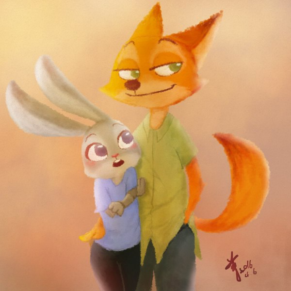 Nick, people are watching us! - Zootopia, Zootopia, , Nick and Judy