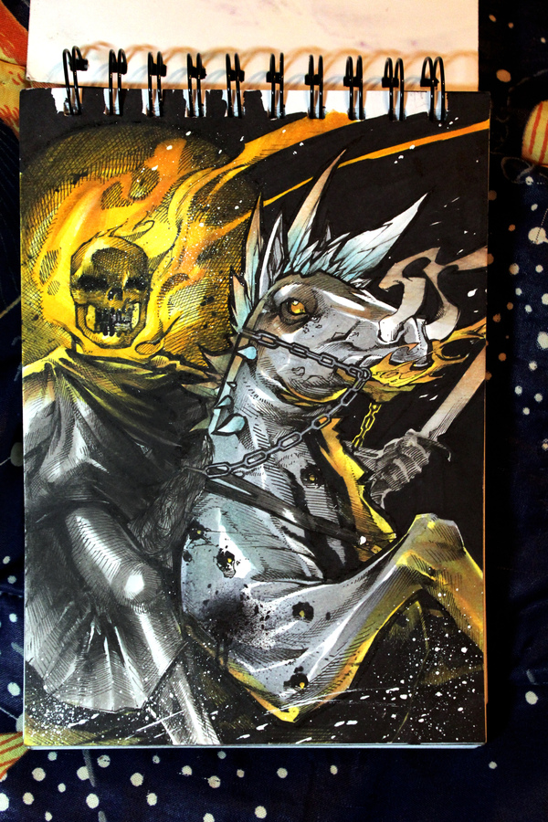 Здаров, Пикабу, как жизнь? Арт, Графика, Иллюстрации, Рисунок, Творчество, Человек-паук, Веном, Карнаж, Длиннопост