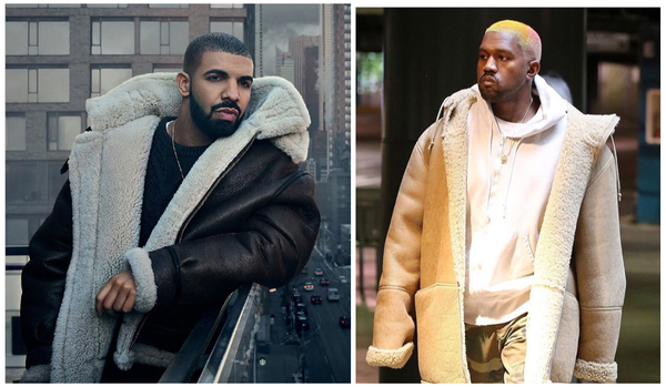 I think what kind of sheepskin coat I should take, I can’t decide, it’s a difficult choice .. - Winter, Cold, Fashion, , Kanye west, freezing, Rapper Drake