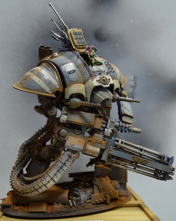 Knight - Warhammer 40k, Longpost, Modeling, Imperial knight, Conversion