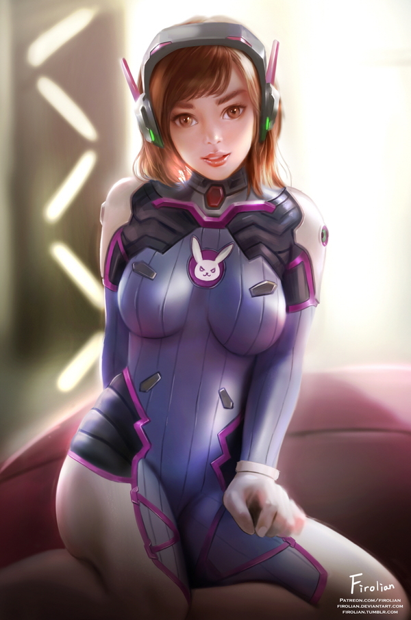 D.va Online - Dva, Overwatch, Art, Blizzard