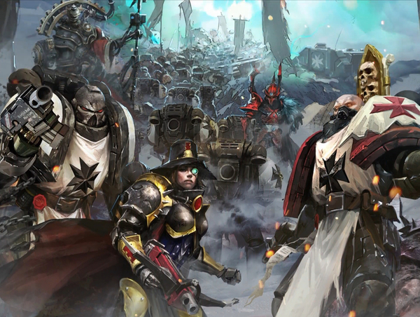 Looked like a heretic - Warhammer 40k, Art, The inquisition, Black templars, Adeptus Mechanicus