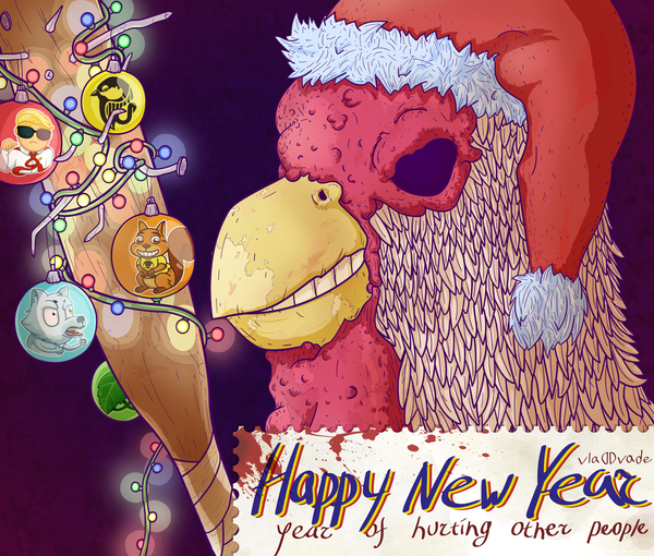 Открыточка к Новому году.