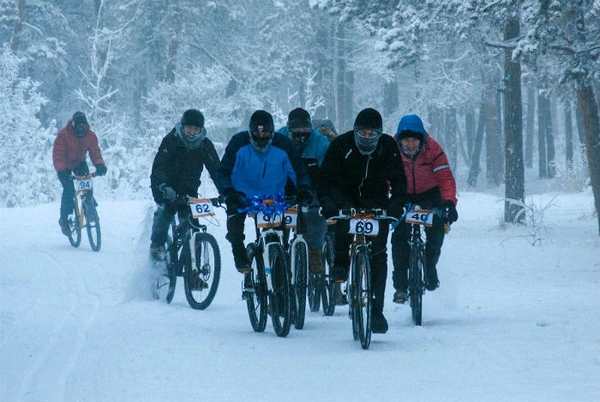 The Yakuts are so severe that - A bike, Bicycle racing, Competitions, Chilly, Yakutia, Longpost