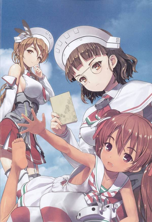 Kanmusu - Kantai collection, Libeccio, Littorio, Roma, Anime