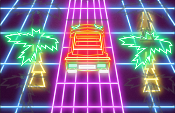 Нью ретро гирлянда.