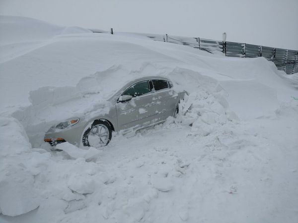 I left my car somewhere... - Astana, Car, Winter, Snow, Spring