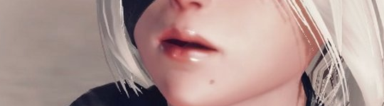 Charming lips - NIER Automata, Lips, Fetishism, Yorha unit No 2 type B