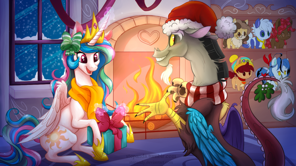 Merry Christmas My Little Pony, Princess Celestia, Stepandy, MLP Discord