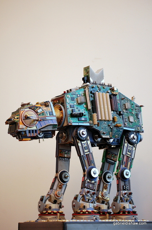 Imperial AT-AT - Star Wars, Gabriel dishaw, Крафт, At-At, Длиннопост, Запчасти, Компьютер