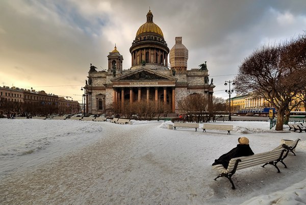 Winter St. Petersburg - Saint Petersburg, Winter, Snow, Photo, Architecture, Longpost