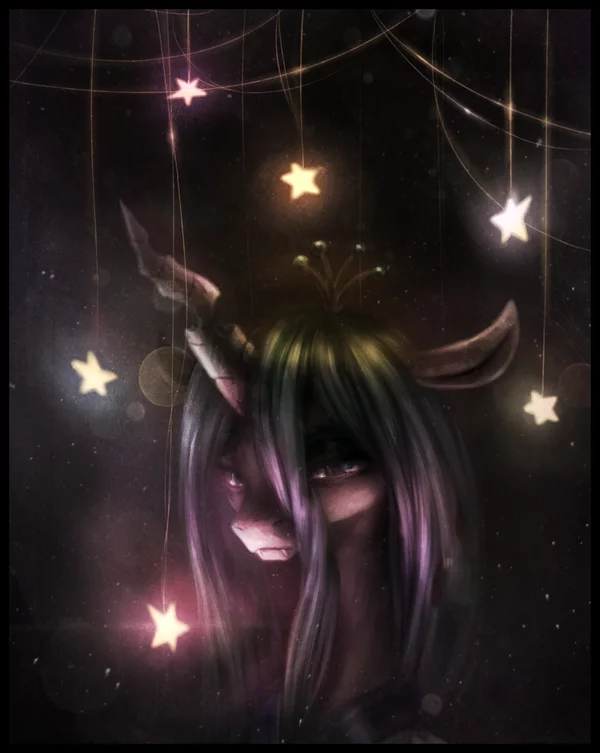 Among the stars - My little pony, Queen chrysalis, Ventious