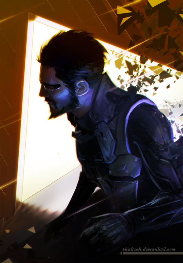 Adam Jensen by shalizeh. Deus Ex,  , Shalizeh, 