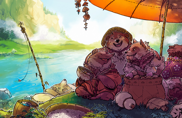 Tanuki on vacation. - Tanuki, Raccoon, Japan, Mythology, Tanuki (werewolf)