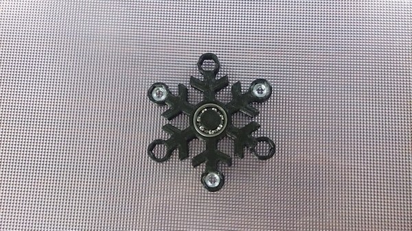 Christmas hand fidget spiner - My, , , New Year, With your own hands, 3D printer, GIF