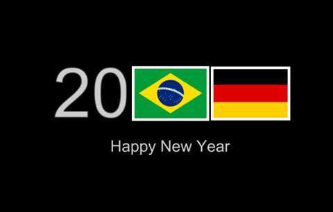 happy new year 20 1-7 - World Cup 2014, Check, Brazil-Germany