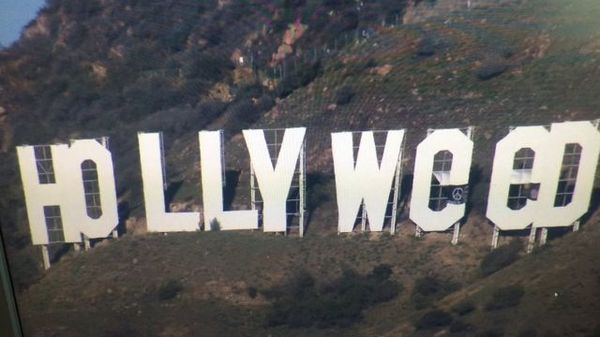 In the US, vandals changed the Hollywood sign to Hollyweed - Hollywood, , , Marijuana