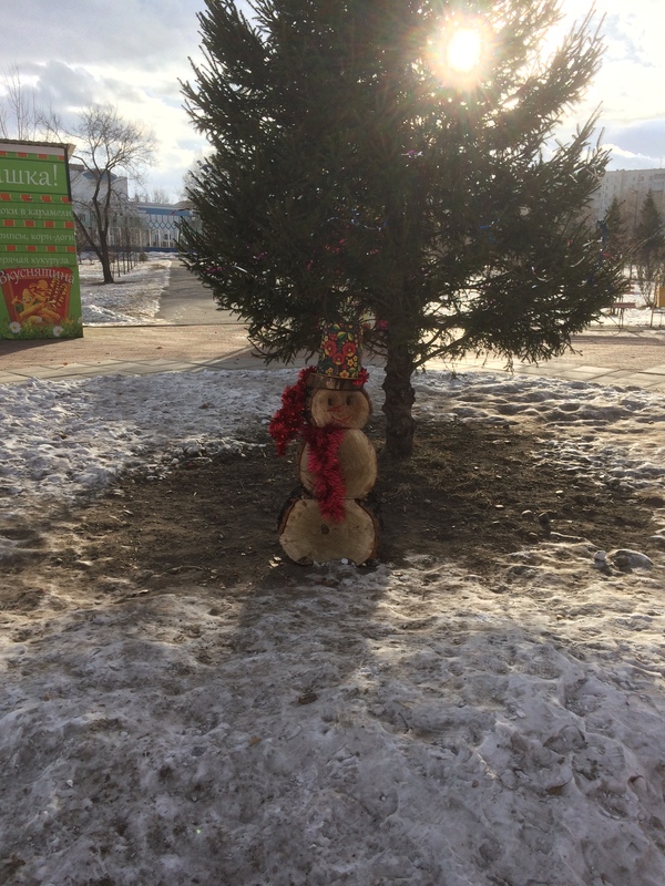 When there is little snow in winter - My, , No problem, There is an exit, Snow, Abakan, Exit