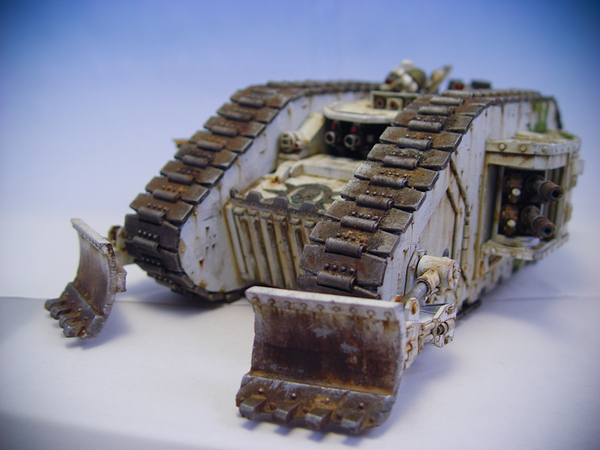 Pre heresy Death Guard Land Raider - Warhammer 40k, Warhammer 30k, Modeling, Death guard, Land raider, Painting, Longpost